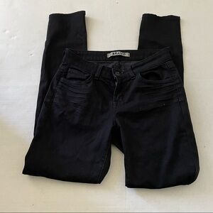 J Brand Black Low Rise Skinny Jeans Shadow